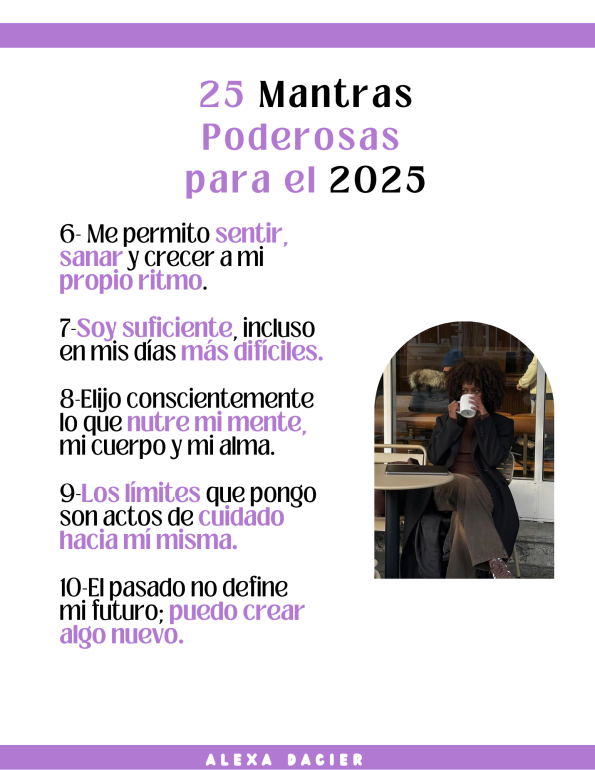 Regalo: 25 Preguntas + 25 mantras + 25 reflexiones  para Sanar y sostenerte en el 2025 - Image 7