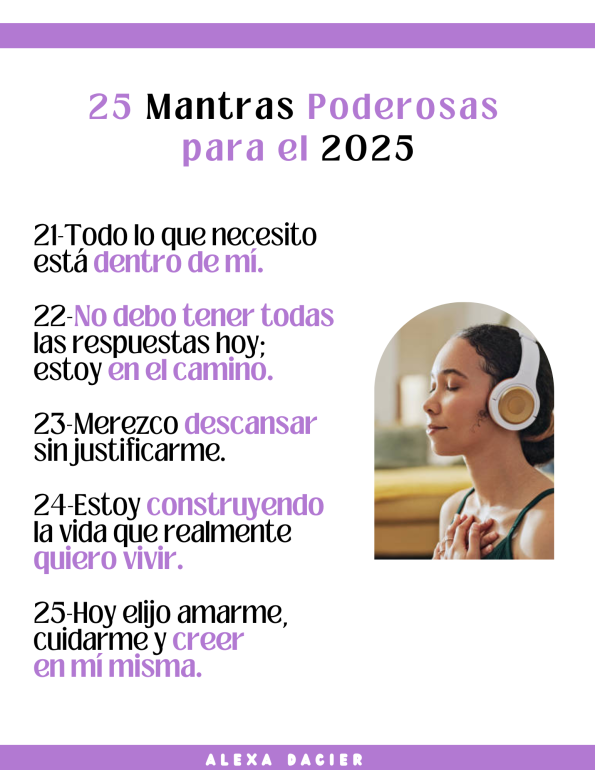 Regalo: 25 Preguntas + 25 mantras + 25 reflexiones  para Sanar y sostenerte en el 2025 - Image 6