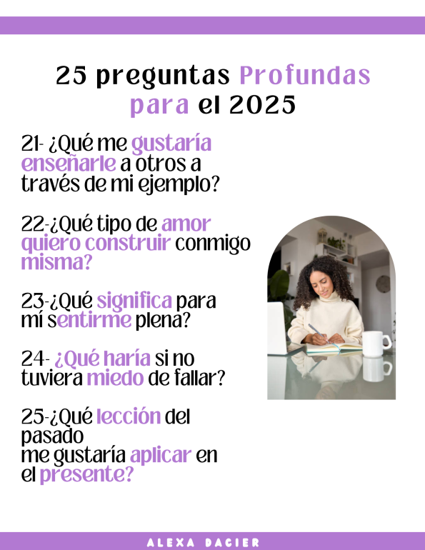 Regalo: 25 Preguntas + 25 mantras + 25 reflexiones  para Sanar y sostenerte en el 2025 - Image 5